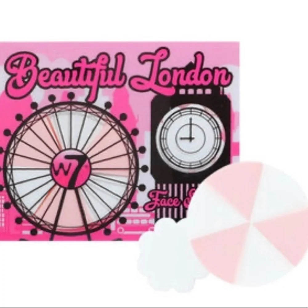 W7 Beautiful London Face Sponge Set New 8 Piece Set